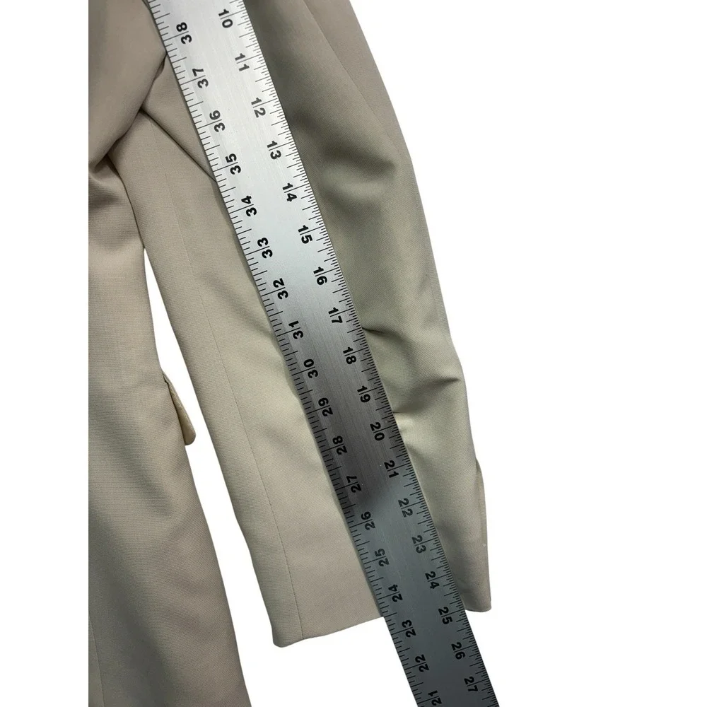vintage Y2K Stafford 40S Cream Blazer Jacket Sport Suit Coat Formal Classic